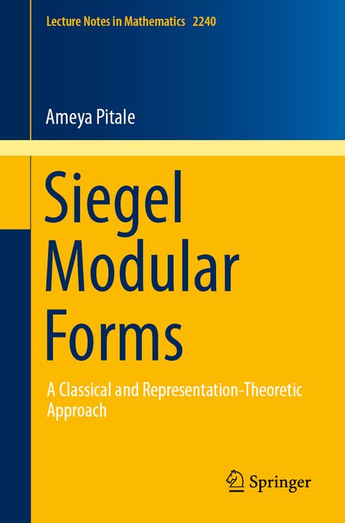 Produktbild: Siegel Modular Forms