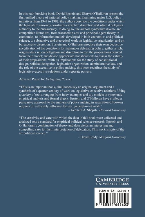 Produktbild: Delegating Powers
