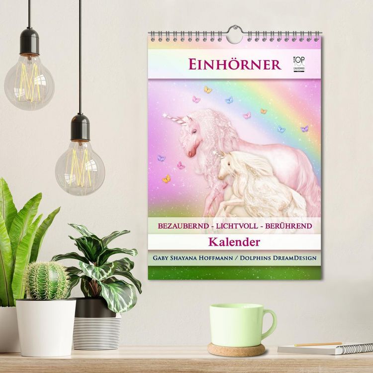 Produktbild: Einh&ouml;rner - Kalender (Wandkalender 2026 DIN A4 hoch), CALVENDO Monatskalender