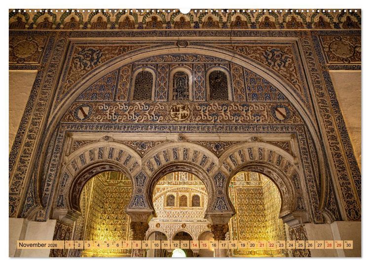 Produktbild: Sevilla - Unterwegs in Spanien (hochwertiger Premium Wandkalender 2026 DIN A2 quer), Kunstdruck in Hochglanz