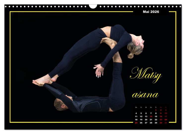 Produktbild: Yoga - Asana (Wandkalender 2026 DIN A3 quer), CALVENDO Monatskalender