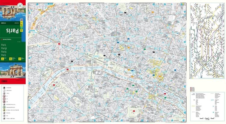 Produktbild: freytag & berndt Innenstadtplan Paris 1:11.000