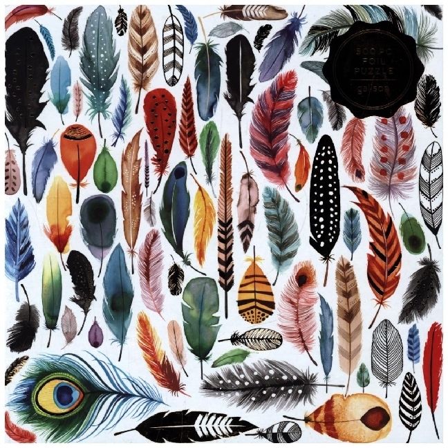 Produktbild: Feathers 500 Piece Foil Puzzle
