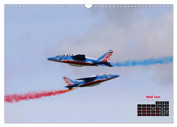 Produktbild: Les ailes fran&ccedil;aises (Calendrier mural 2026 DIN A3 vertical), CALVENDO calendrier mensuel