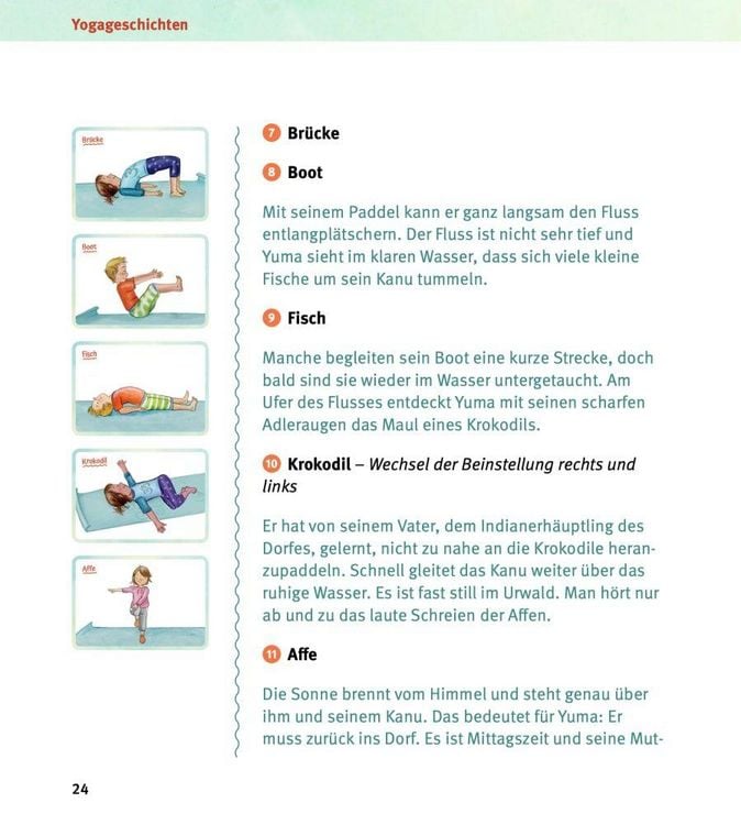 Produktbild: 12 Kinderyoga-Mitmachgeschichten