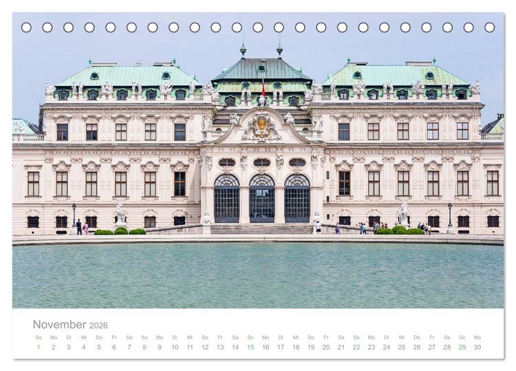 Produktbild: &Ouml;sterreich Rundreise (Tischkalender 2026 DIN A5 quer), CALVENDO Monatskalender