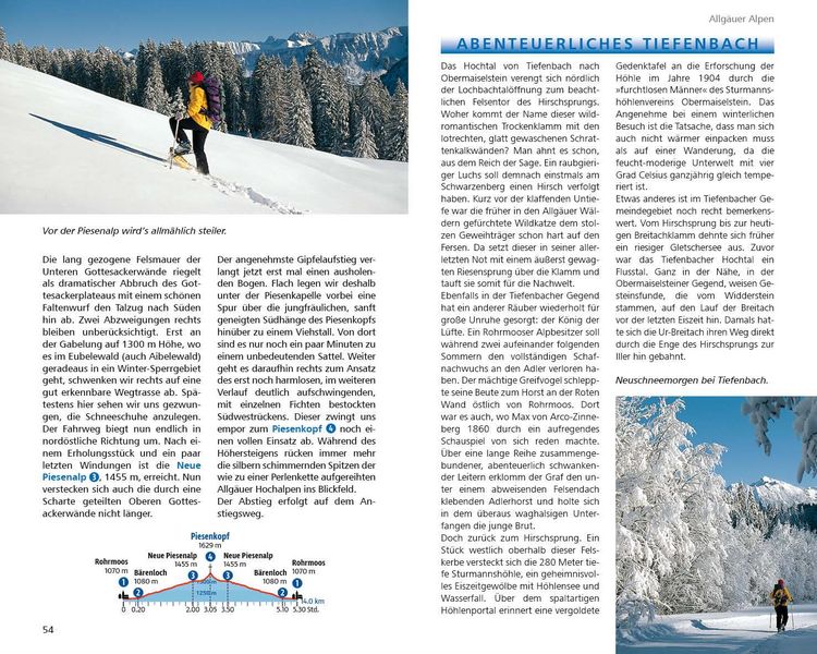 Produktbild: ROTHER Wanderbuch Wandern im Winter - Allg&auml;uer Alpen