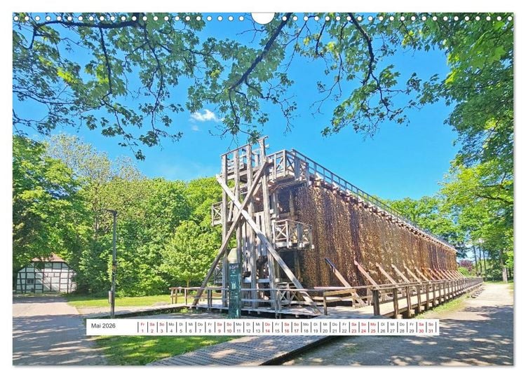 Produktbild: Bad Oeynhausen - Von Rinteln bis Porta Westfalica (Wandkalender 2026 DIN A3 quer), CALVENDO Monatskalender