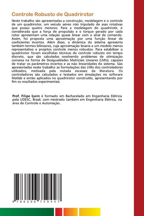 Produktbild: Controle Robusto de Quadrirotor