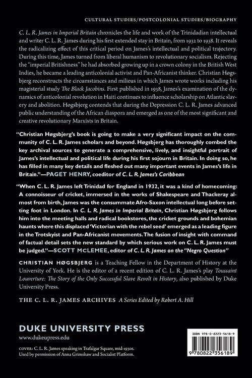 Produktbild: C. L. R. James in Imperial Britain