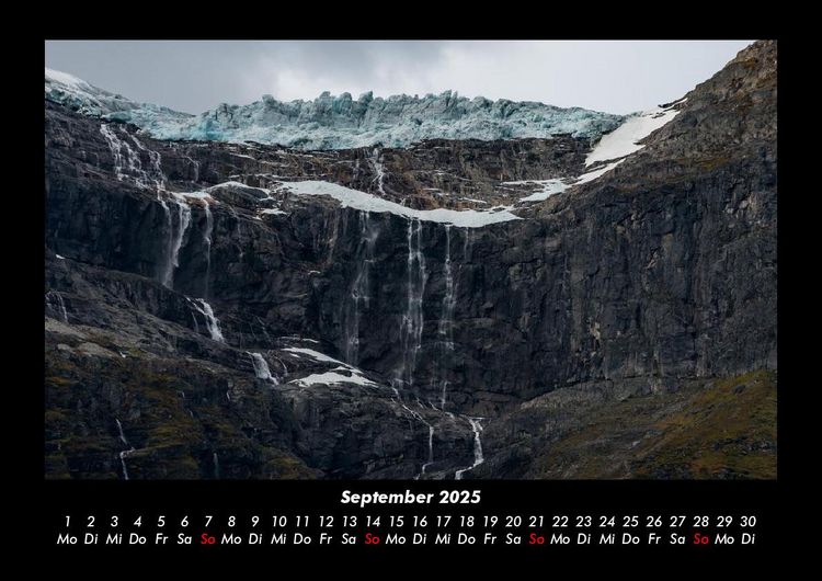 Produktbild: Wasserf&auml;lle 2025 Fotokalender DIN A3