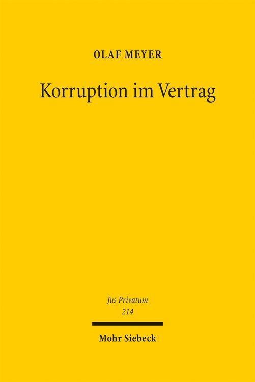 Produktbild: Korruption im Vertrag