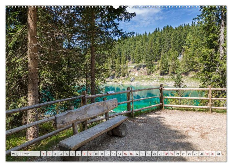 Produktbild: MAGISCHES S&Uuml;DTIROL (Wandkalender 2026 DIN A2 quer), CALVENDO Monatskalender