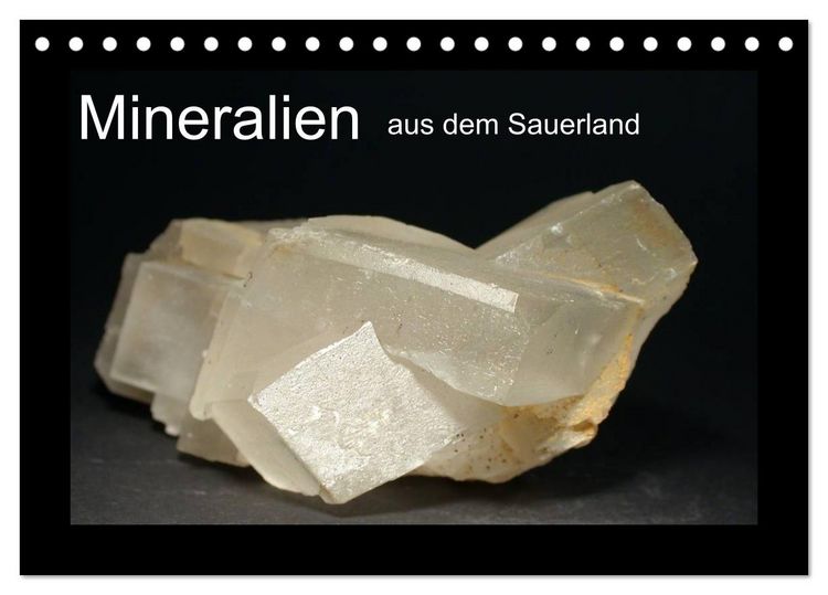 Produktbild: Mineralien aus dem Sauerland (Tischkalender 2026 DIN A5 quer), CALVENDO Monatskalender