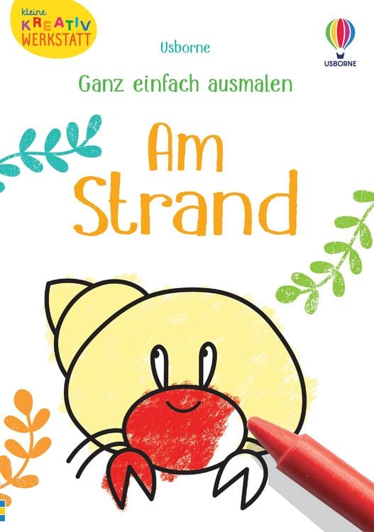 Produktbild: Kleine Kreativ-Werkstatt - Ganz einfach ausmalen: Am Strand