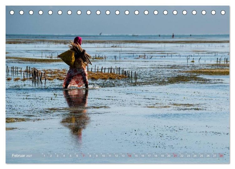 Produktbild: Sansibar - Impressionen von Rolf Dietz (Tischkalender 2027 DIN A5 quer), CALVENDO Monatskalender