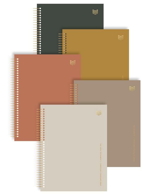 Produktbild: CSB She Reads Truth Spiral-Bound Notetaking Bible, Five-Volume Set, Hardcover