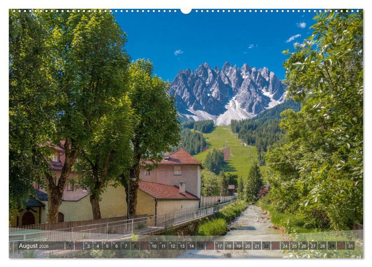 Produktbild: Pustertal im Osten S&uuml;dtirols (hochwertiger Premium Wandkalender 2026 DIN A2 quer), Kunstdruck in Hochglanz