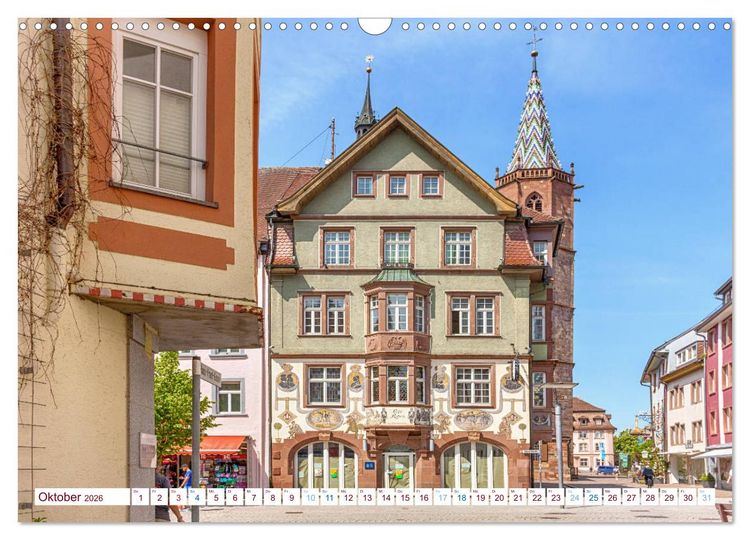 Produktbild: Villingen - historische und moderne Z&auml;hringerstadt (Wandkalender 2026 DIN A3 quer), CALVENDO Monatskalender
