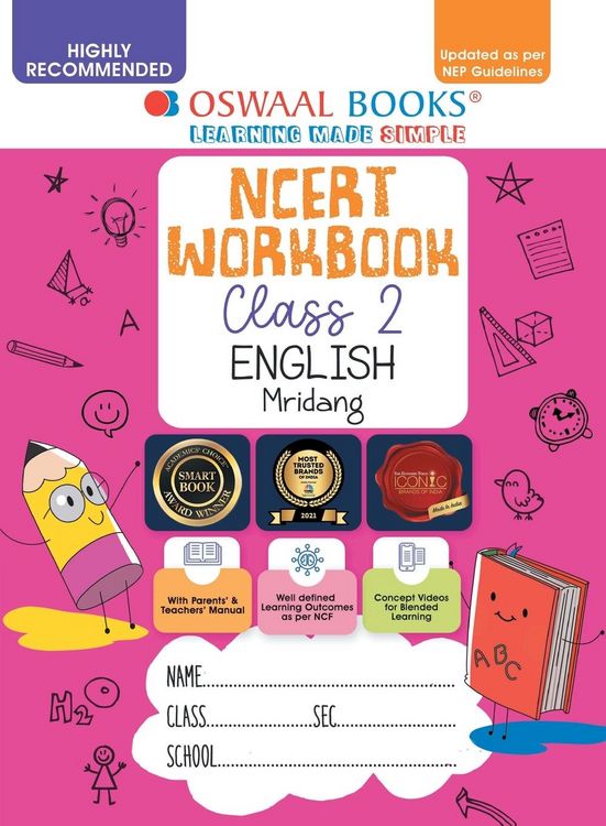 Produktbild: Oswaal NCERT Workbook Class 2 English Mridang (For Latest Exam)