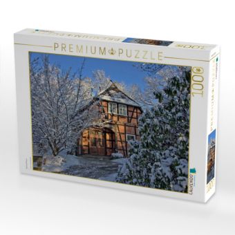 Produktbild: CALVENDO Puzzle Fachwerkhaus | 1000 Teile Lege-Gr&ouml;&szlig;e 64x48cm Foto-Puzzle f&uuml;r gl&uuml;ckliche Stunden