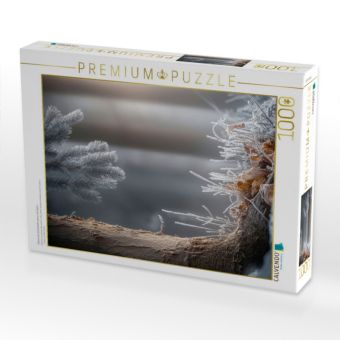 Produktbild: CALVENDO Puzzle Glitzernde Eiskristalle zieren die Natur | 1000 Teile Lege-Gr&ouml;&szlig;e 64x48cm Foto-Puzzle f&uuml;r gl&uuml;ckliche Stunden