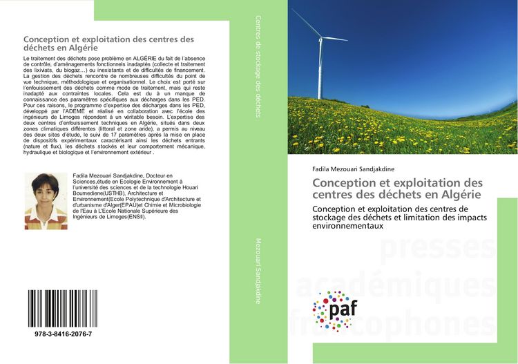 Produktbild: Conception et exploitation des centres des d&eacute;chets en Alg&eacute;rie