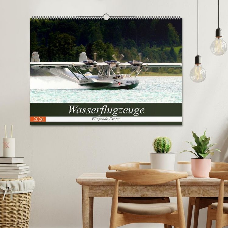 Produktbild: Wasserflugzeuge - Fliegende Exoten (Wandkalender 2026 DIN A2 quer), CALVENDO Monatskalender