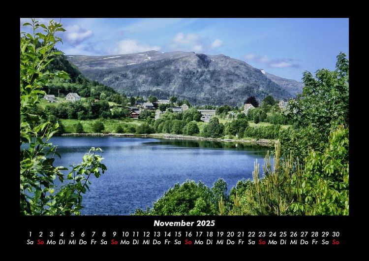 Produktbild: Bergige Welten 2025 Fotokalender DIN A3