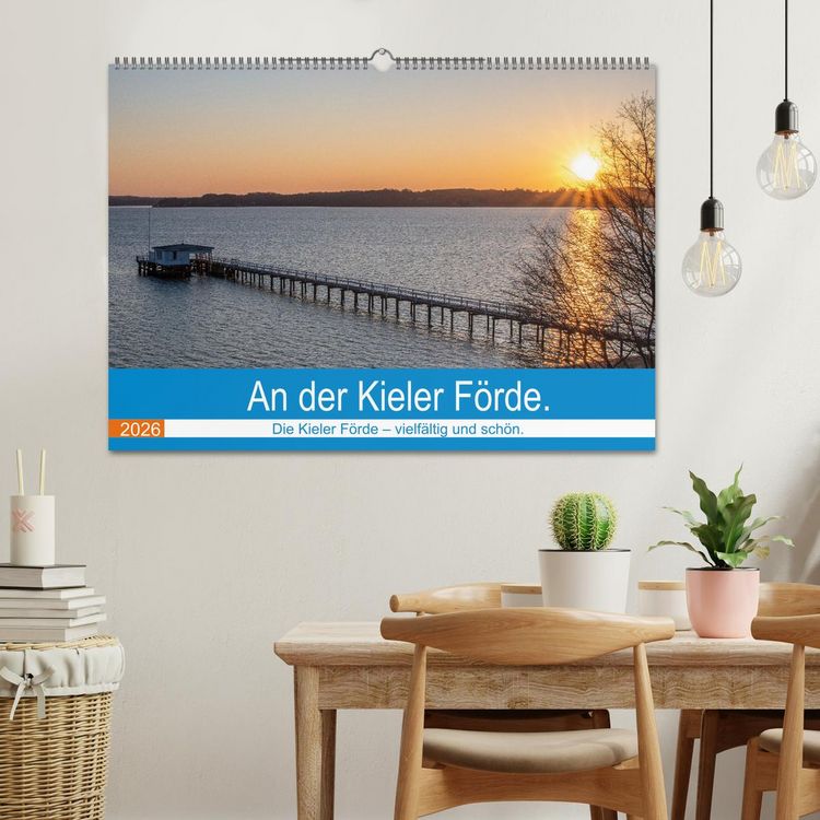 Produktbild: An der Kieler F&ouml;rde (Wandkalender 2026 DIN A2 quer), CALVENDO Monatskalender