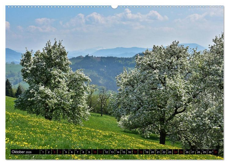 Produktbild: Fr&uuml;hling im Mostviertel (hochwertiger Premium Wandkalender 2026 DIN A2 quer), Kunstdruck in Hochglanz