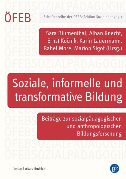 Produktbild: Soziale, informelle und transformative Bildung