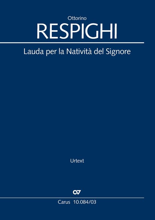 Produktbild: Lauda per la Nativit&agrave; del Signore (Klavierauszug)