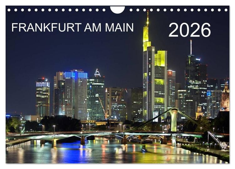 Produktbild: Frankfurt am Main (Wandkalender 2026 DIN A4 quer), CALVENDO Monatskalender