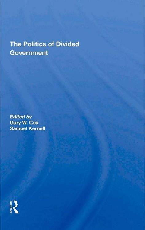 Produktbild: The Politics Of Divided Government