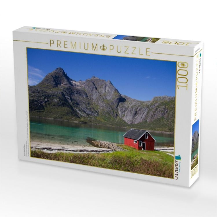 Produktbild: CALVENDO Puzzle Fjord der Lofoten | 1000 Teile Lege-Gr&ouml;&szlig;e 64x48cm Foto-Puzzle f&uuml;r gl&uuml;ckliche Stunden