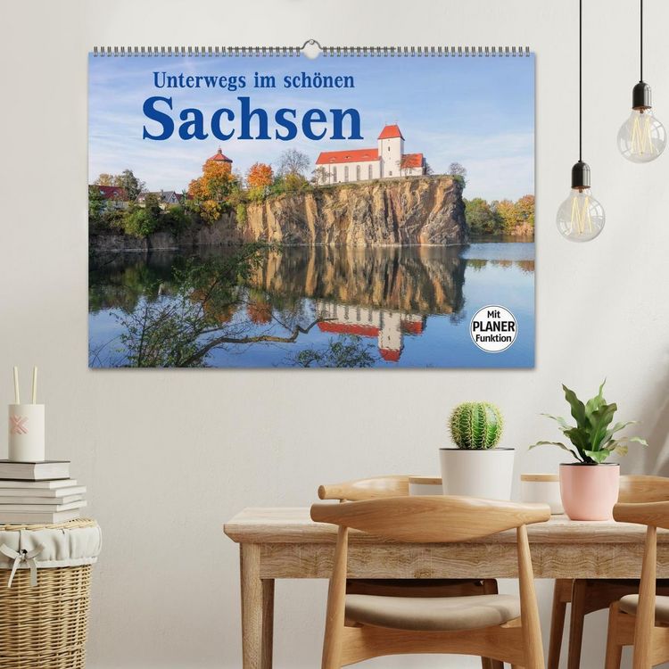 Produktbild: Unterwegs im sch&ouml;nen Sachsen (Wandkalender 2026 DIN A2 quer), CALVENDO Monatskalender