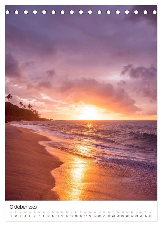Produktbild: Trauminsel Hawaii (Tischkalender 2026 DIN A5 hoch), CALVENDO Monatskalender