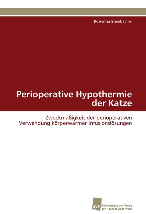 Produktbild: Perioperative Hypothermie der Katze