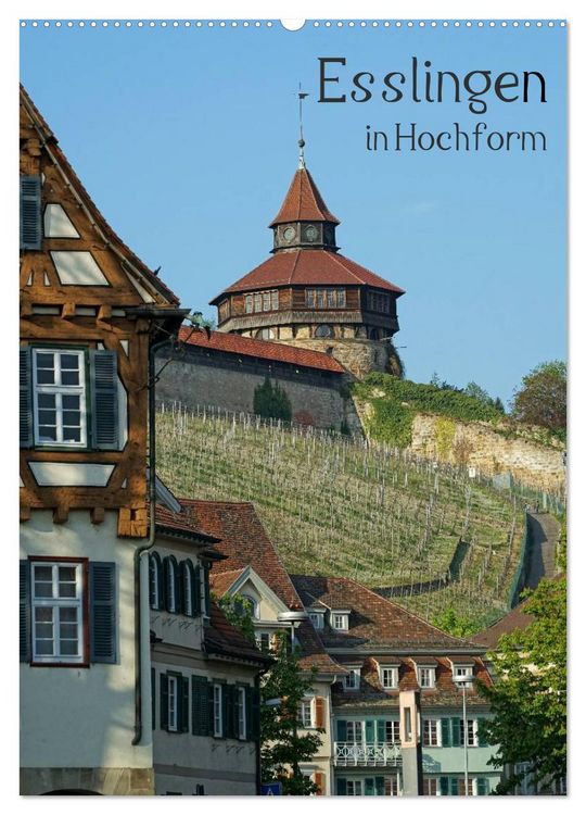 Produktbild: Esslingen in Hochform (Wandkalender 2026 DIN A2 hoch), CALVENDO Monatskalender