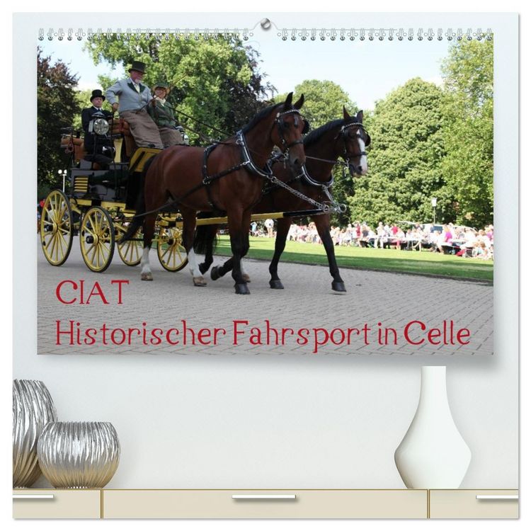 Produktbild: CIAT - Historischer Fahrsport in Celle (hochwertiger Premium Wandkalender 2026 DIN A2 quer), Kunstdruck in Hochglanz