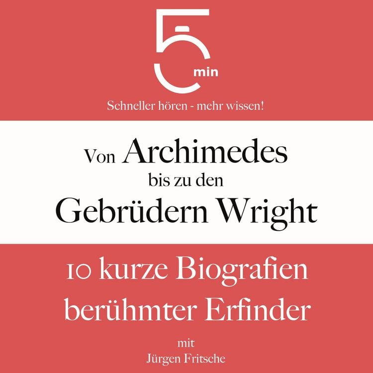 Produktbild: Von Archimedes bis zu den Gebr&uuml;dern Wright