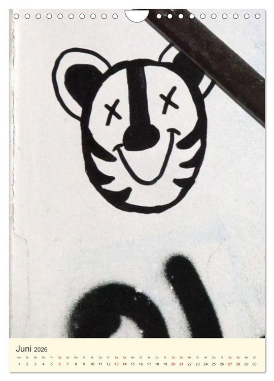 Produktbild: Berlin StreetArt Classics (Wandkalender 2026 DIN A4 hoch), CALVENDO Monatskalender