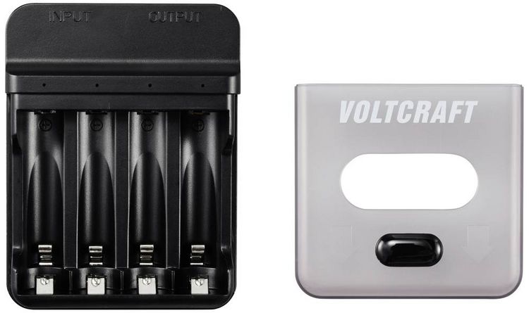 Produktbild: VOLTCRAFT VC-BC4-PB1 2in1 Ladeger&auml;t & Powerbank