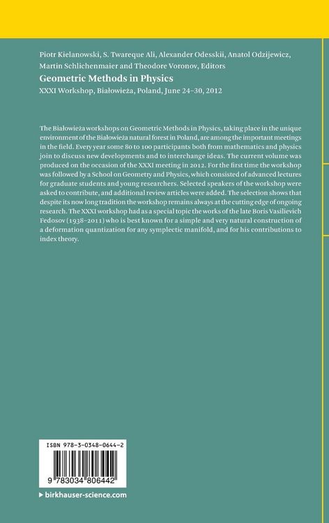 Produktbild: Geometric Methods in Physics