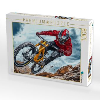 Produktbild: CALVENDO Puzzle Mountainbike | 1000 Teile Lege-Gr&ouml;&szlig;e 64x48cm Foto-Puzzle f&uuml;r gl&uuml;ckliche Stunden