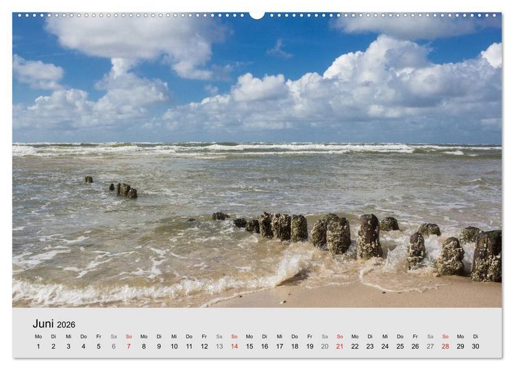 Produktbild: Sylt mein Inselblick (Wandkalender 2026 DIN A2 quer), CALVENDO Monatskalender