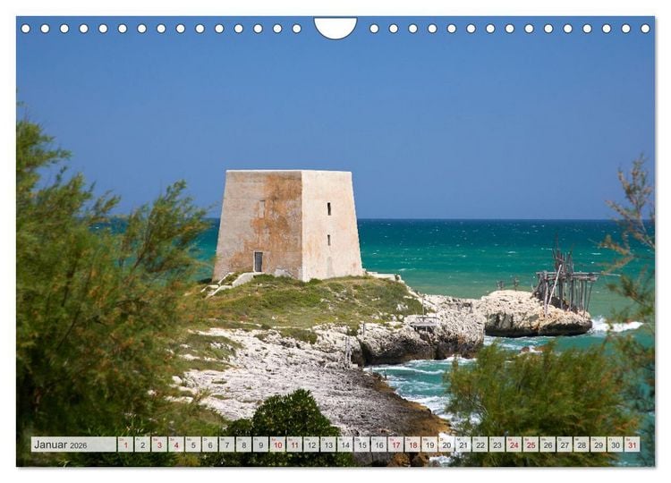 Produktbild: Apulien (Wandkalender 2026 DIN A4 quer), CALVENDO Monatskalender