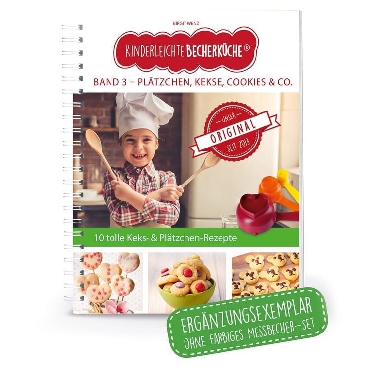 Produktbild: Kinderleichte Becherk&uuml;che - Pl&auml;tzchen, Kekse, Cookies10 tolle Keks- und Pl&auml;tzchenrezepte & Co. (Band 3)