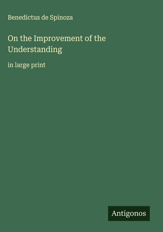 Produktbild: On the Improvement of the Understanding